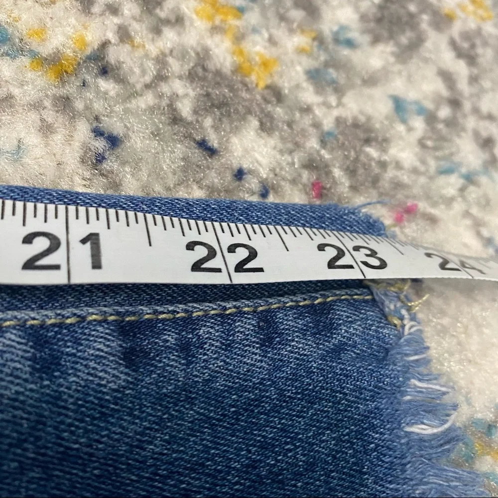 Anthropologie Pilcro & the Letterpress Jeans Slim Boyfriend Distressed 24 Petite - Picture 15 of 15